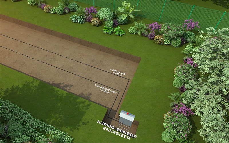 Component For Buried Cable Intrusion Detection System