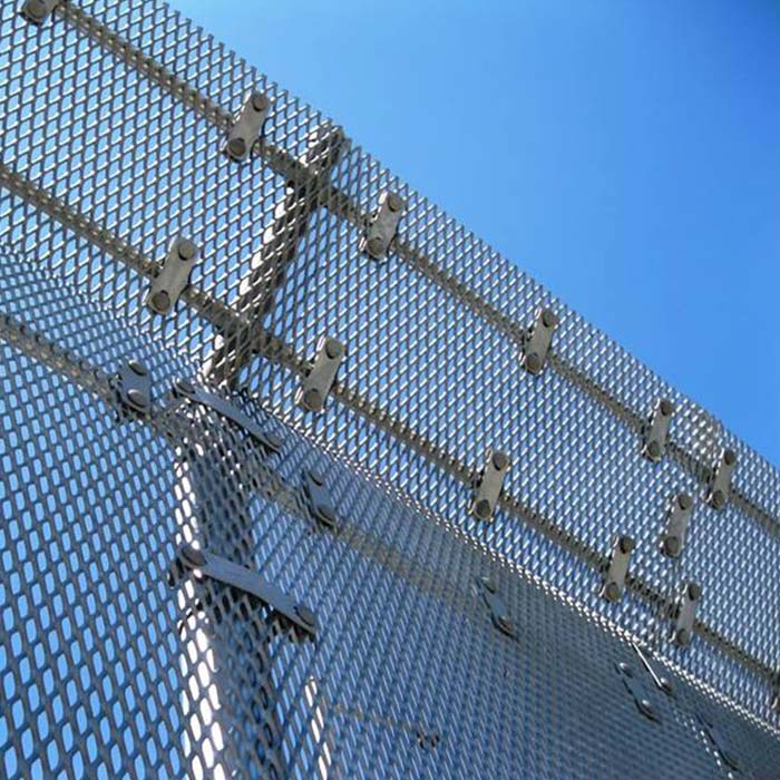 Expanded Metal Mesh Fence