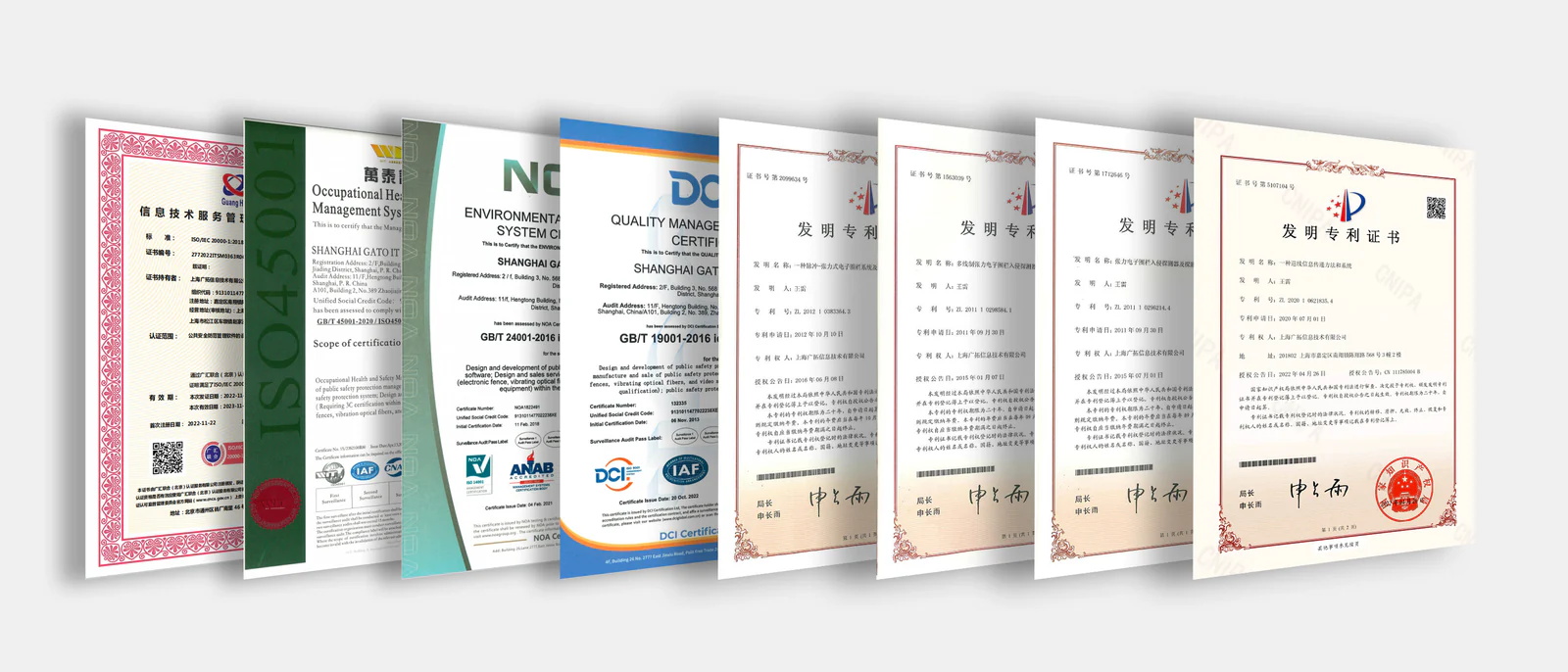 Our Certification