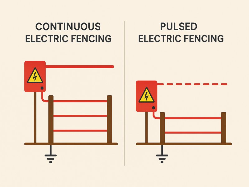 Continuous and Pulsed Electric Fencing Systems