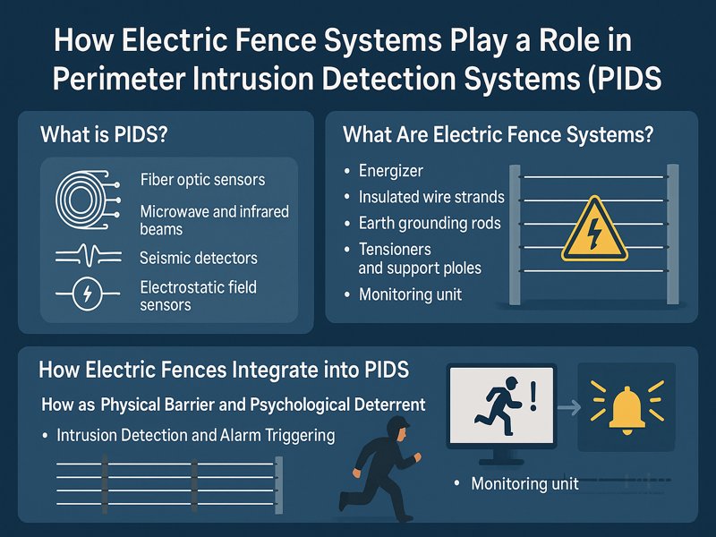 How Electric Fence Systems Play a Role in Perimeter Intrusion Detection Systems