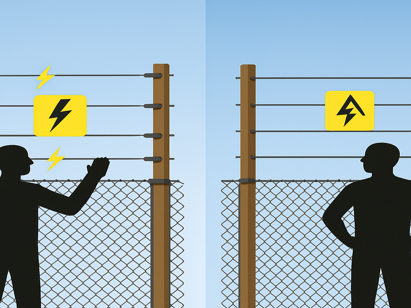 High vs. Low Voltage Electric Fences