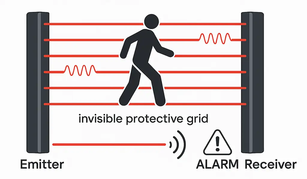 Infrared Grating Work Principle