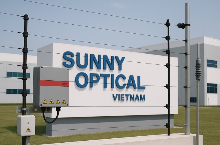 Pulse Fence for Sunny Optical Vietnam Factory