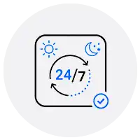 Continuous 24-7 Operation