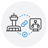 Easy integration with airport systems