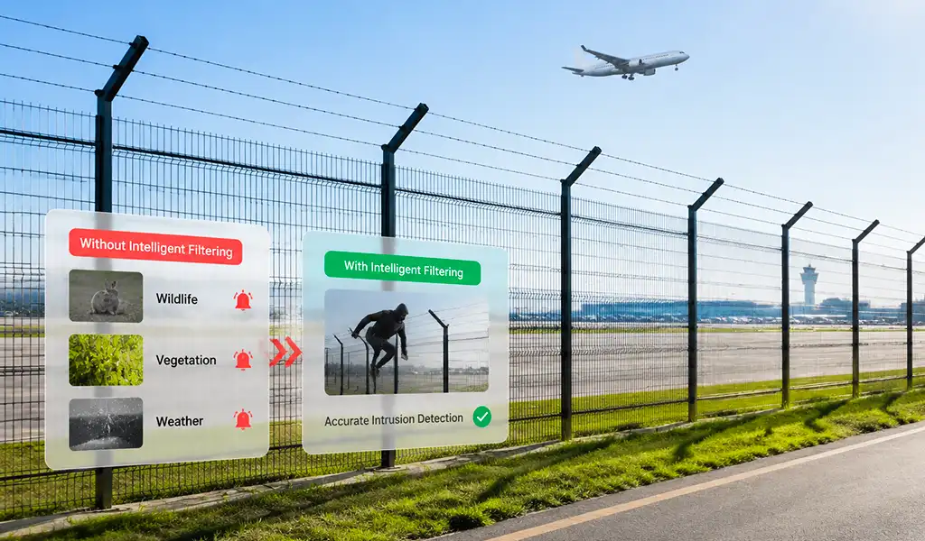 Intelligent filtering for low false alarms