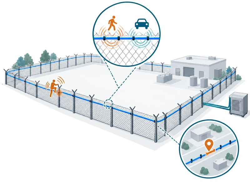 Conceptual illustration separating DAS route length, local sensing detail and mapped event position