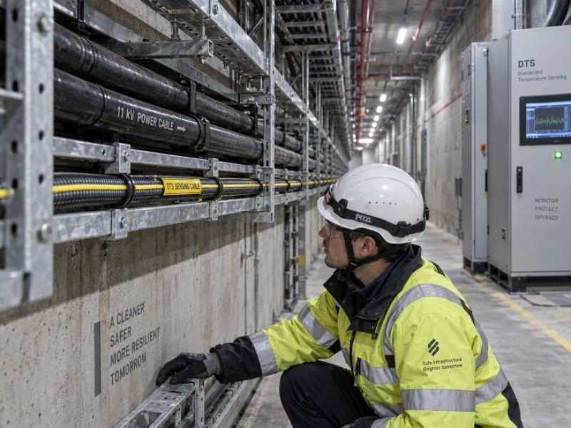 DTS Fiber Optic Cable Installation