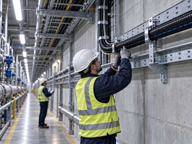 DTS Fiber Optic Cable Installation