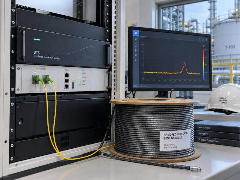 DTS Fiber Optic Temperature Sensing System